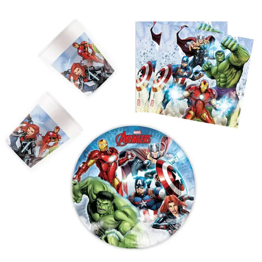 Marvel Avengers Hulk Geburtstag Deko Set 36tlg.Geschirr Partyset - WS-Trend.de Kindergeburtstag