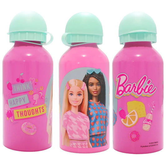 Barbie Kinder Sport Aluminium Wasserflasche Trinkflasche Flasche 400 ml - WS-Trend.de