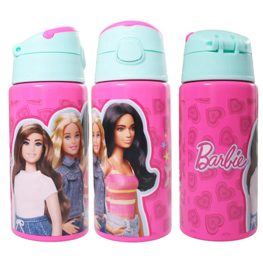 Barbie Kinder Aluminium Sport Wasserflasche Trinkflasche Flasche 500 ml - WS-Trend.de