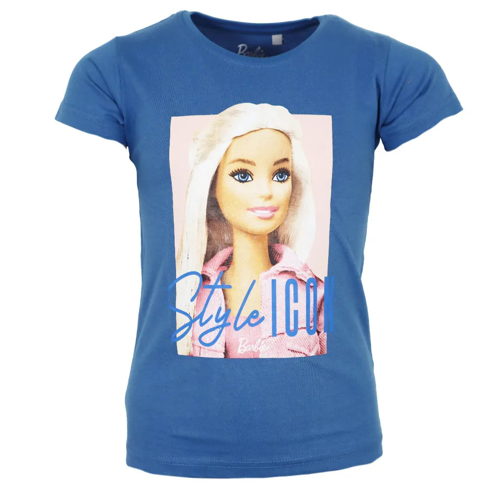 Barbie Mädchen Kinder T-Shirt kurzarm Shirt - WS-Trend.de Gr. 104-140 100% Baumwolle