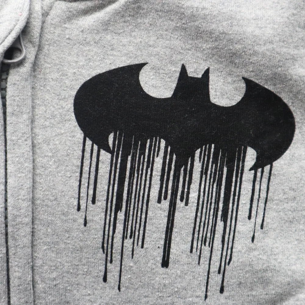 Batman Kinder Hoodie Kapuzenpullover - WS-Trend.de DC Comics Hoddie Pulli 104-134 Grau