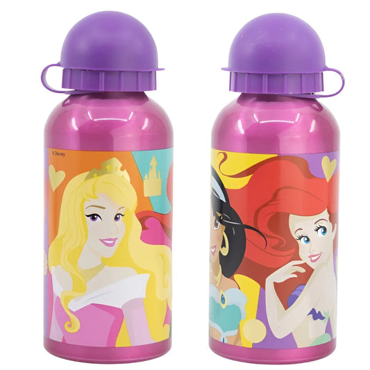 Disney Prinzessinnen Alu Sportflasche Wasserflasche Trinkflasche Flasche 400 ml - WS-Trend.de