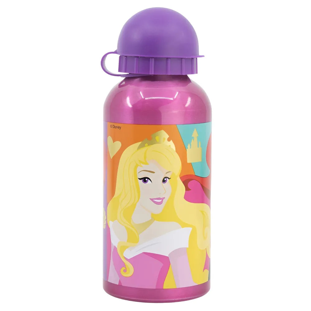 Disney Prinzessinnen Alu Sportflasche Wasserflasche Trinkflasche Flasche 400 ml - WS-Trend.de