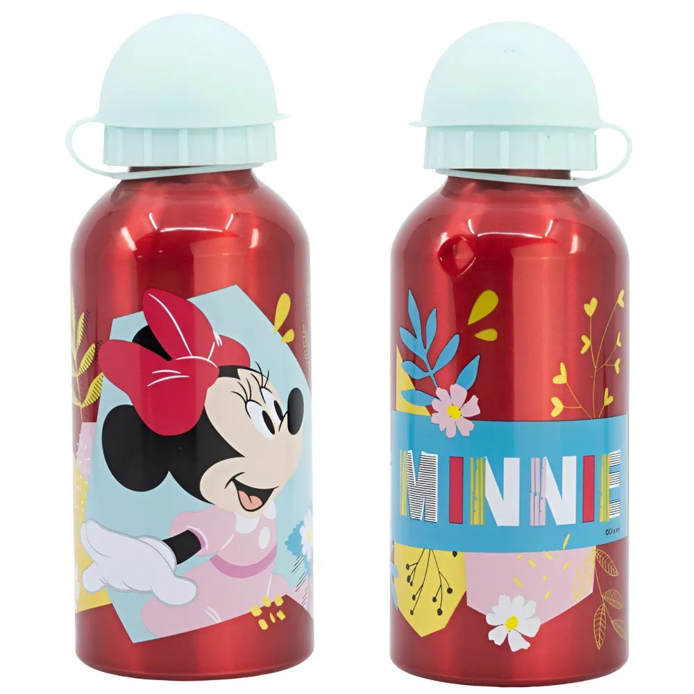 Disney Minnie Maus Kinder Alu Wasserflasche Trinkflasche Flasche 400 ml - WS-Trend.de