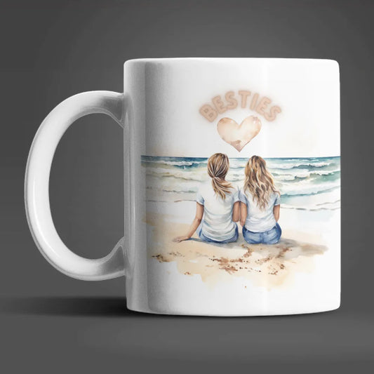 Beste Freundinnen Besties Kaffeetasse Teetasse Tasse Geschenkidee Geschenk - WS-Trend.de