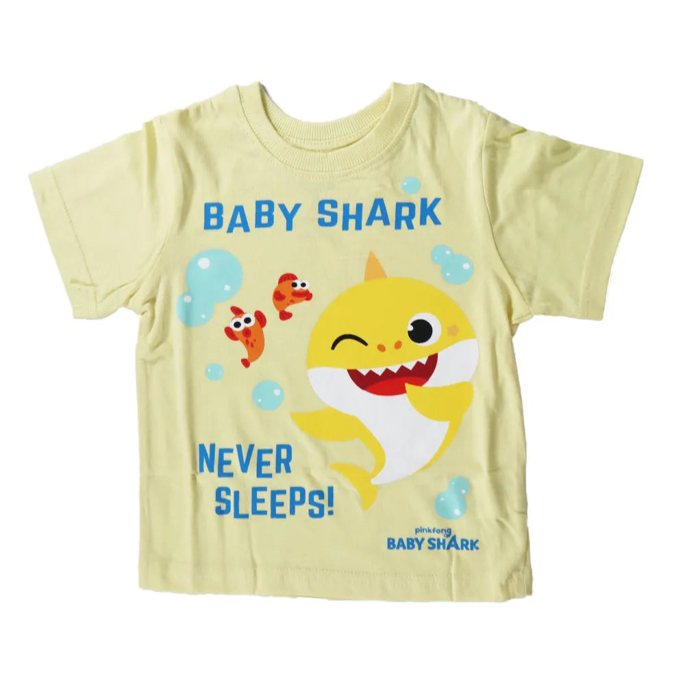 Baby Shark Hai Kinder Mädchen Schlafanzug Pyjama - WS-Trend.de kurz 92-116 100% Baumwolle