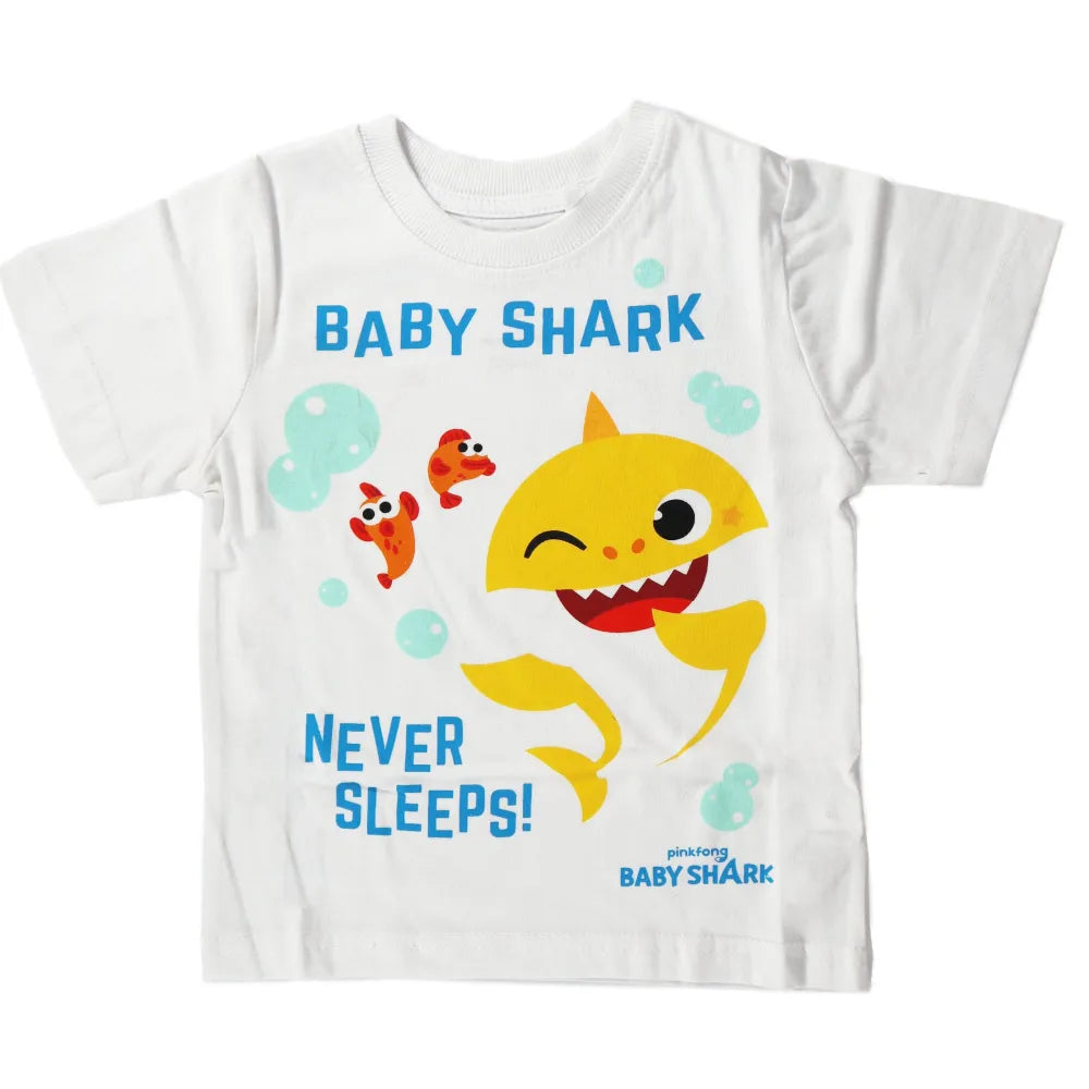 Baby Shark Hai Kinder Mädchen Schlafanzug Pyjama - WS-Trend.de kurz 92-116 100% Baumwolle