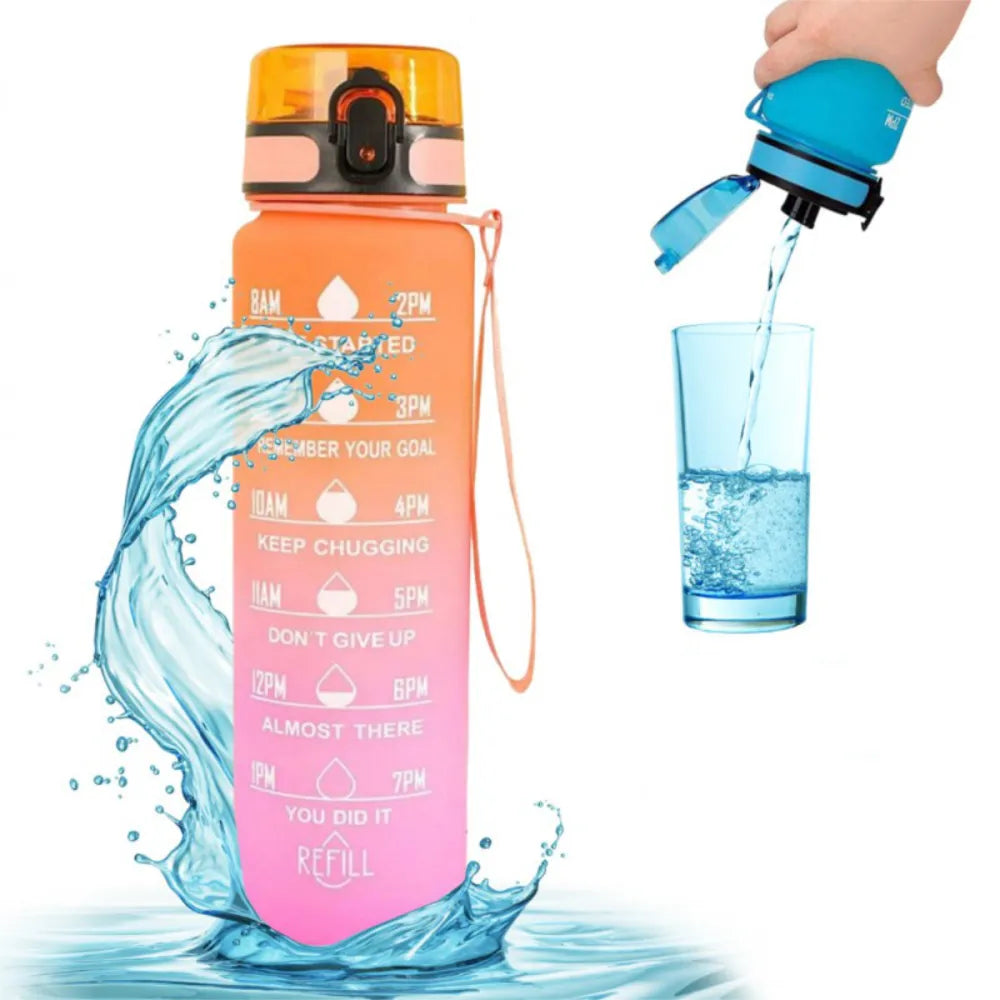 XL Sportflasche Wasserflasche Trinkflasche Flasche 1000 ml - WS-Trend.de