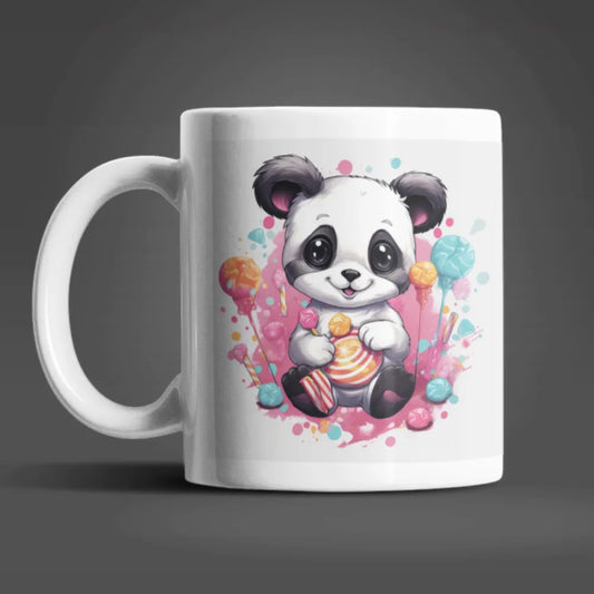 Süßer Panda Kaffeetasse Teetasse Tasse Geschenkidee - WS-Trend.de Geschenk 330 ml