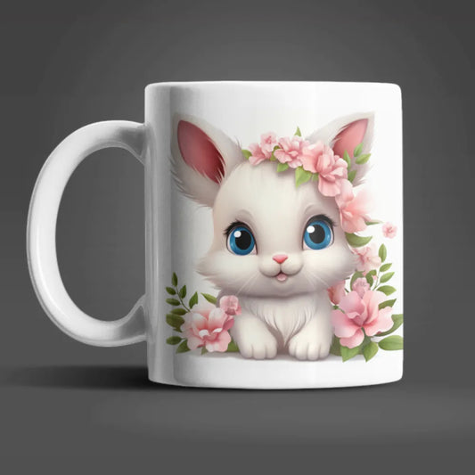 Süßer Hase Häschen Kaffeetasse Teetasse Tasse Geschenkidee - WS-Trend.de Geschenk 330 ml