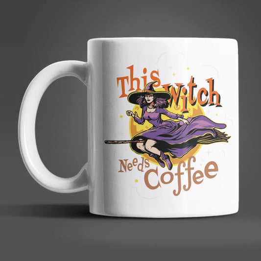 Halloween Witch needs Coffee Kaffeetasse Teetasse Geschenkidee - WS-Trend.de need Tasse 330 ml