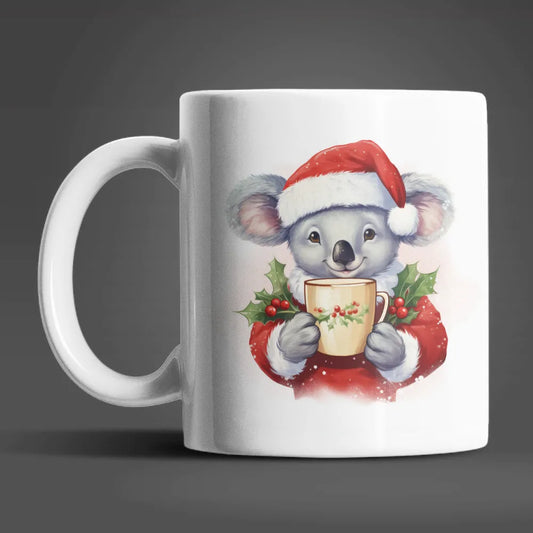 Weihnachten Koala Kaffeetasse Teetasse Tasse Geschenkidee 330 ml - WS-Trend.de