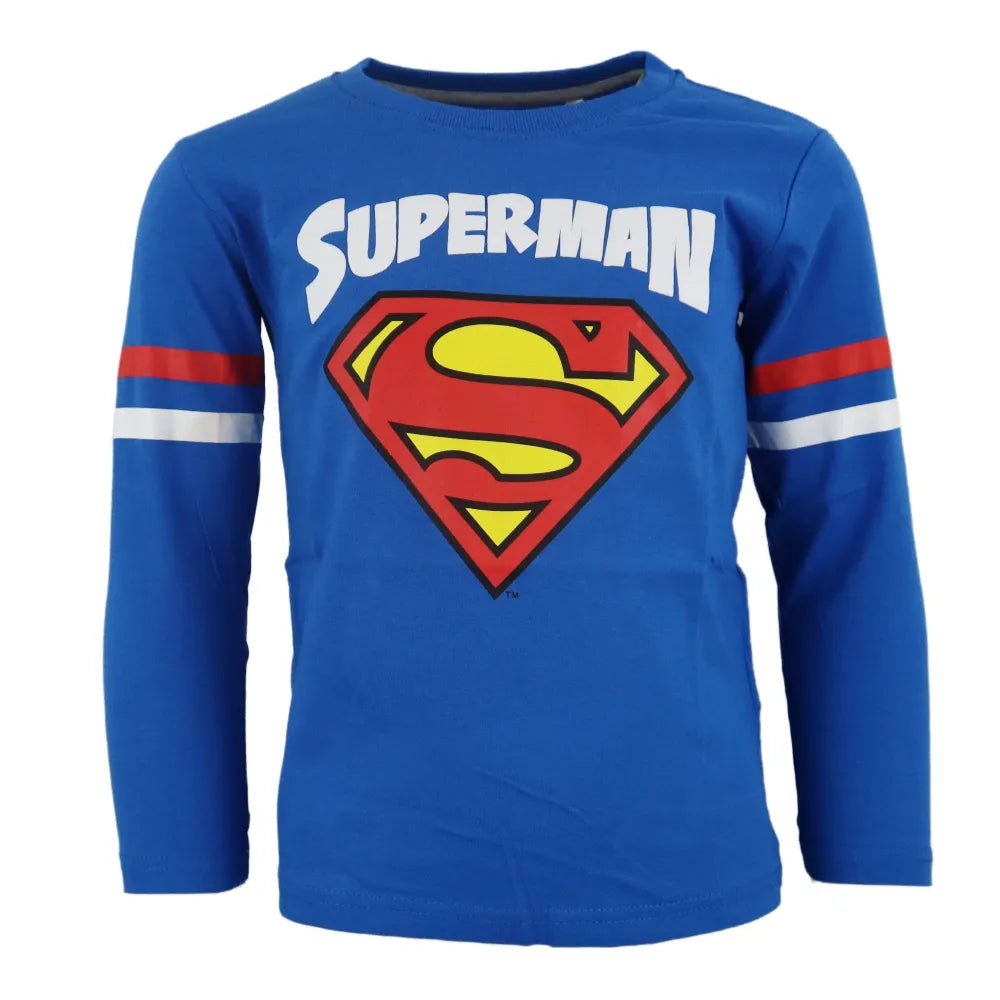 DC Comics Superman langarm T-Shirt - WS-Trend.de Kinder - Jungen 104-134