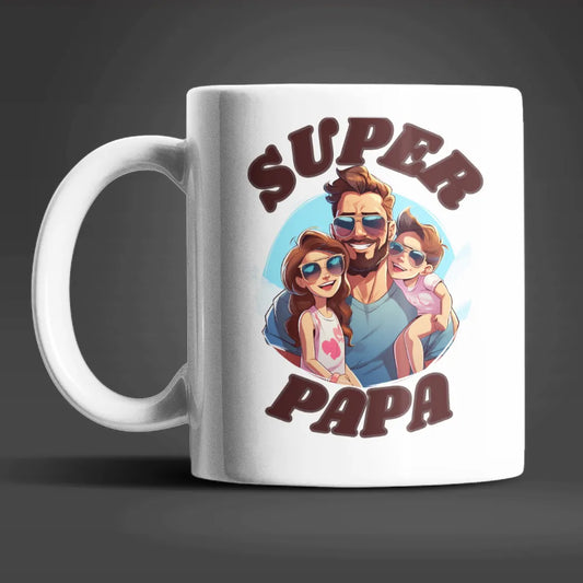 Super PAPA Kaffeetasse Teetasse Tasse Geschenkidee Geschenk - WS-Trend.de