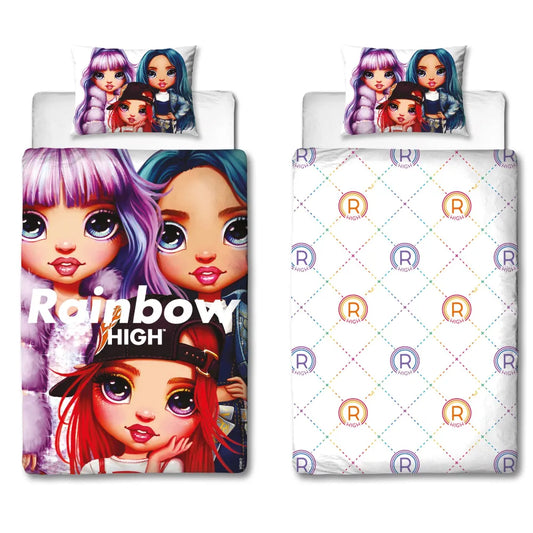 Rainbow High Mikrofaser Bettwäsche Set 135/140x200 60x70 cm - WS-Trend.de