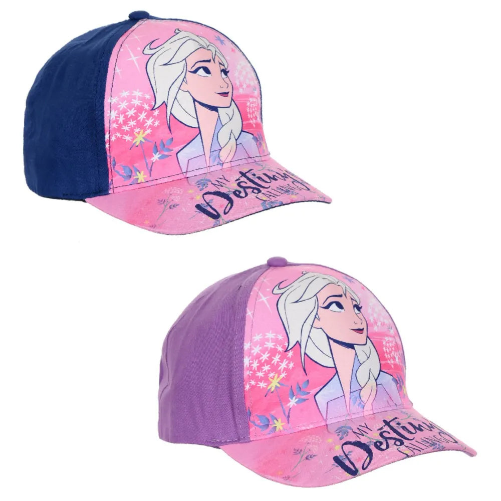 Disney Die Eiskönigin Elsa Kinder Baseball Kappe 52 oder 54 cm Blau o Lila - WS-Trend.de Frozen 2 | Basecaps für Mädchen