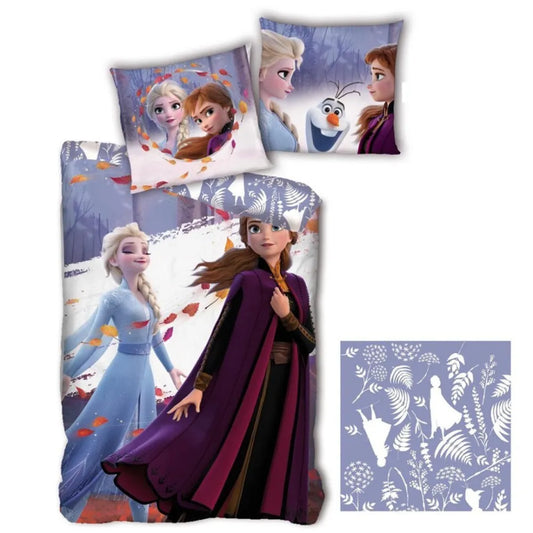 Disney Die Eiskönigin Kinder Bettwäsche Set - WS-Trend.de Anna Elsa Olaf Mikrofaser Kinderbettwäsche 135-140x200 63x63 cm