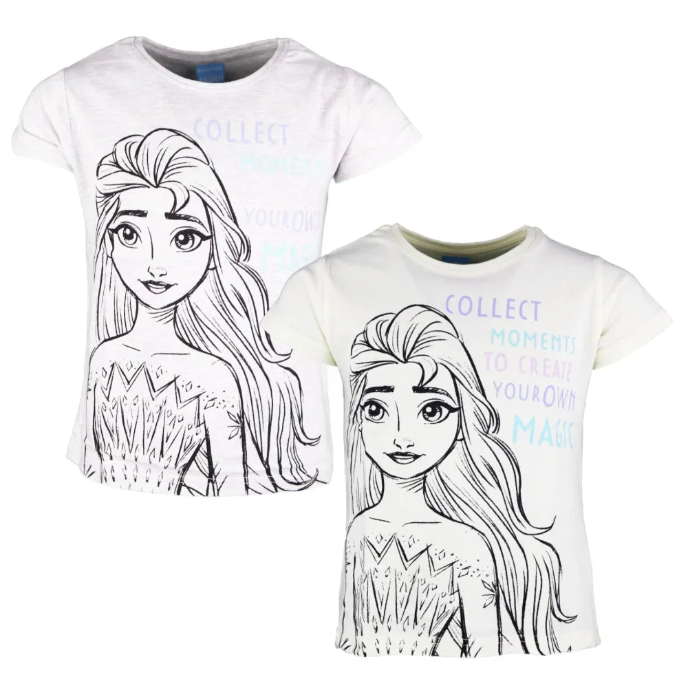 Disney Die Eiskönigin Kinder T-Shirt - WS-Trend.de Mädchen Top Elsa 104 - 134 Baumwolle