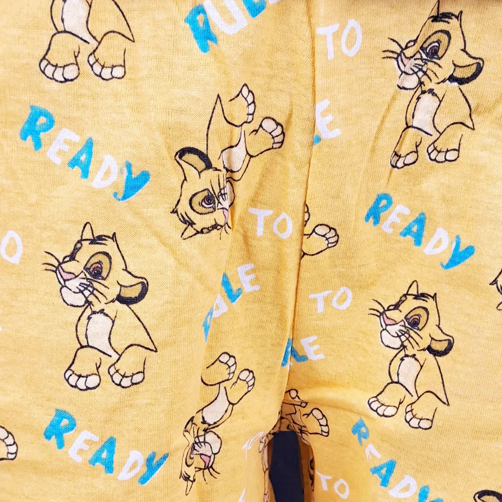 Disney König der Löwen Simba Kinder Pyjama Schlafanzug - WS-Trend.de kurzarm 98 -128 Baumwolle