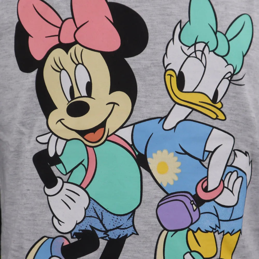 Disney Minnie Maus Daisy Duck Kinder T-Shirt - WS-Trend.de Diasy Grau Weiß für Mädchen 104-134