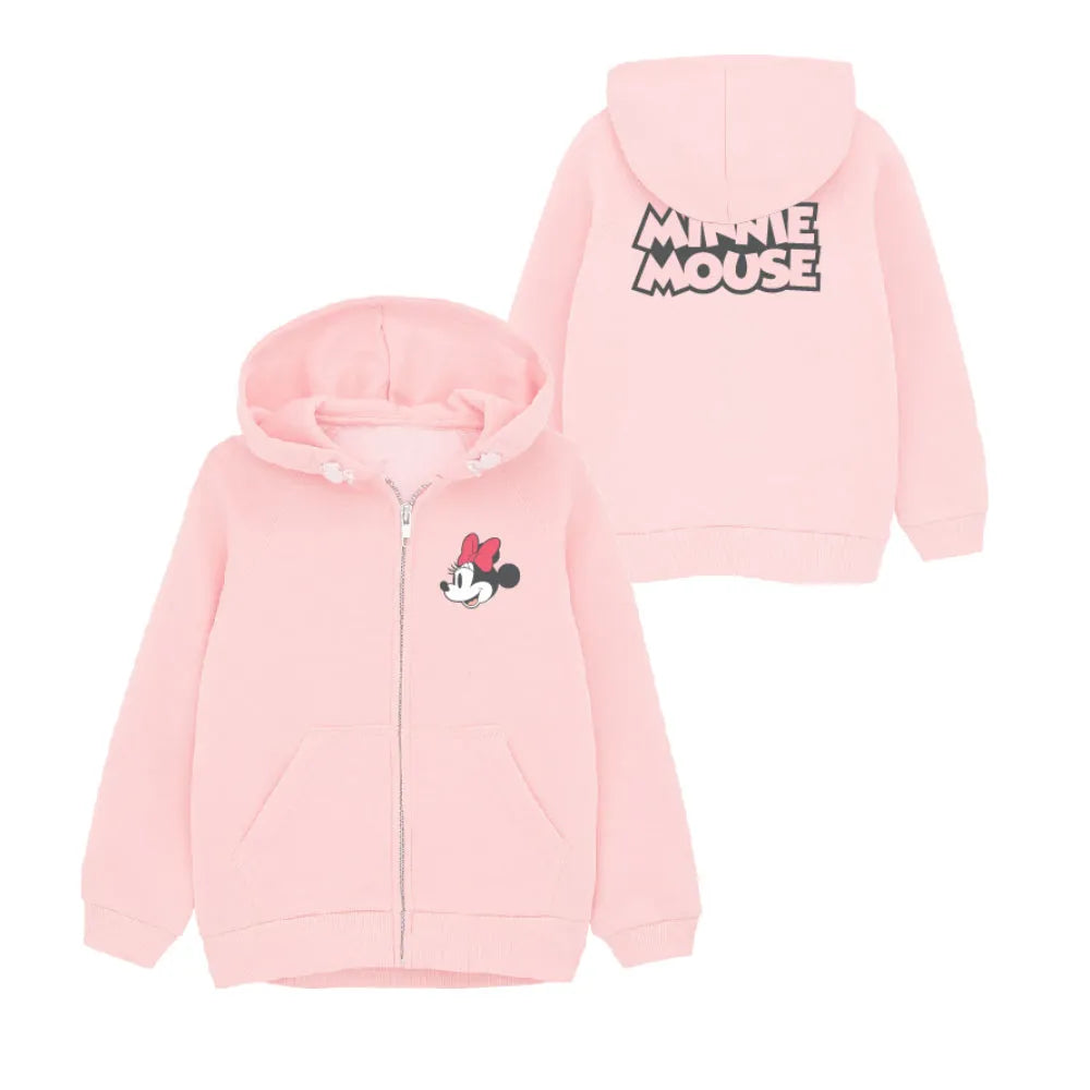 Disney Minnie Maus Kinder Kapuzen Pullover - WS-Trend.de Pulli mit Kapuze Hoodie Baumwolle