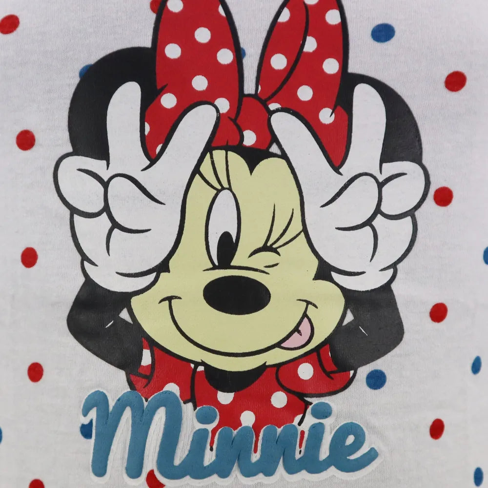 Disney Minnie Maus Kinder Schlafanzug Pyjama lang - WS-Trend.de 98-128 Baumwolle Mädchen