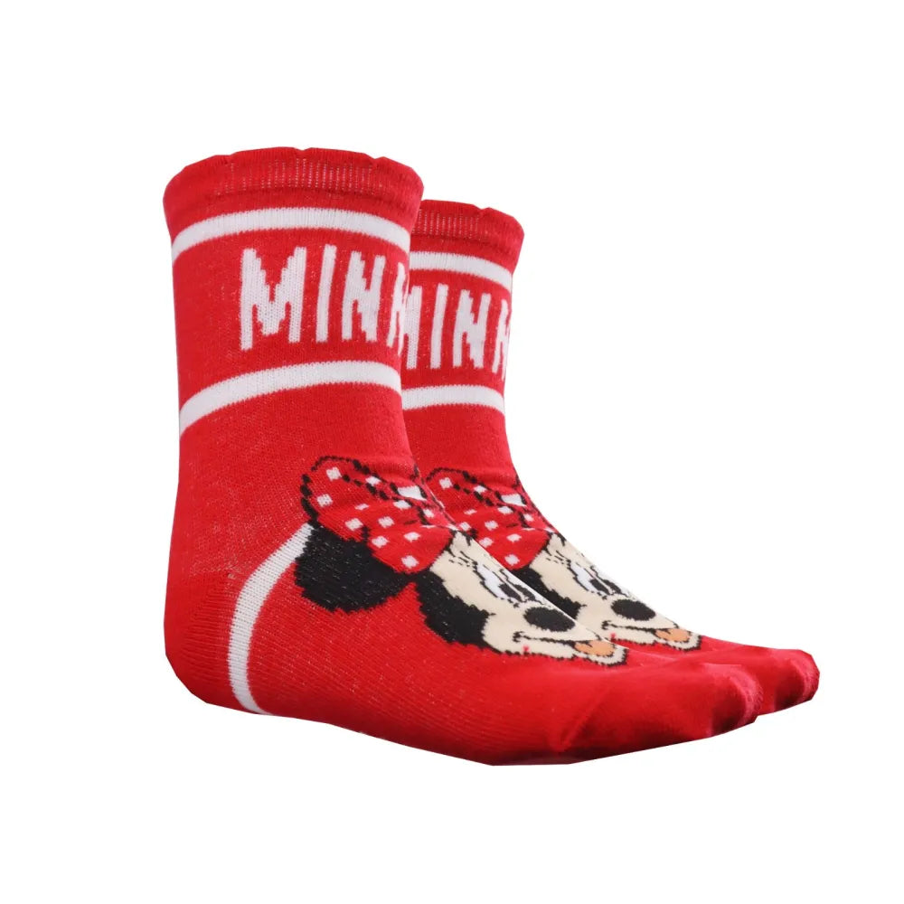 Disney Minnie Maus Mädchen Sneaker Socken 3er Pack - WS-Trend.de Kinder lange Pink im 3-er 23 bis 38