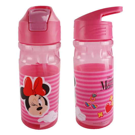 Disney Minnie Maus Trinkflasche Flasche 500 ml Griff Strohhalm - WS-Trend.de Wasserflasche