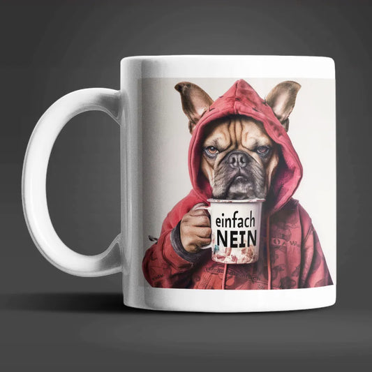 Hund Bulldogge witzige Keramik Kaffeetasse Teetasse Tasse Geschenke - WS-Trend.de