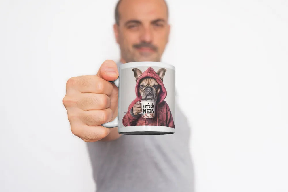 Hund Bulldogge witzige Keramik Kaffeetasse Teetasse Tasse Geschenke - WS-Trend.de