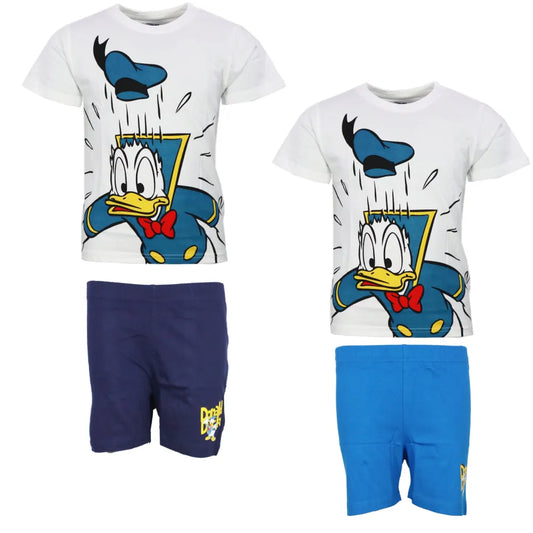 Disney Donald Duck Kinder Jungen Schlafanzug Pyjama - WS-Trend.de Jugend 98-128 100% Baumwolle