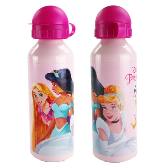 Disney Prinzessinnen Alu Wasserflasche Trinkflasche Flasche 520 ml - WS-Trend.de Sportflasche