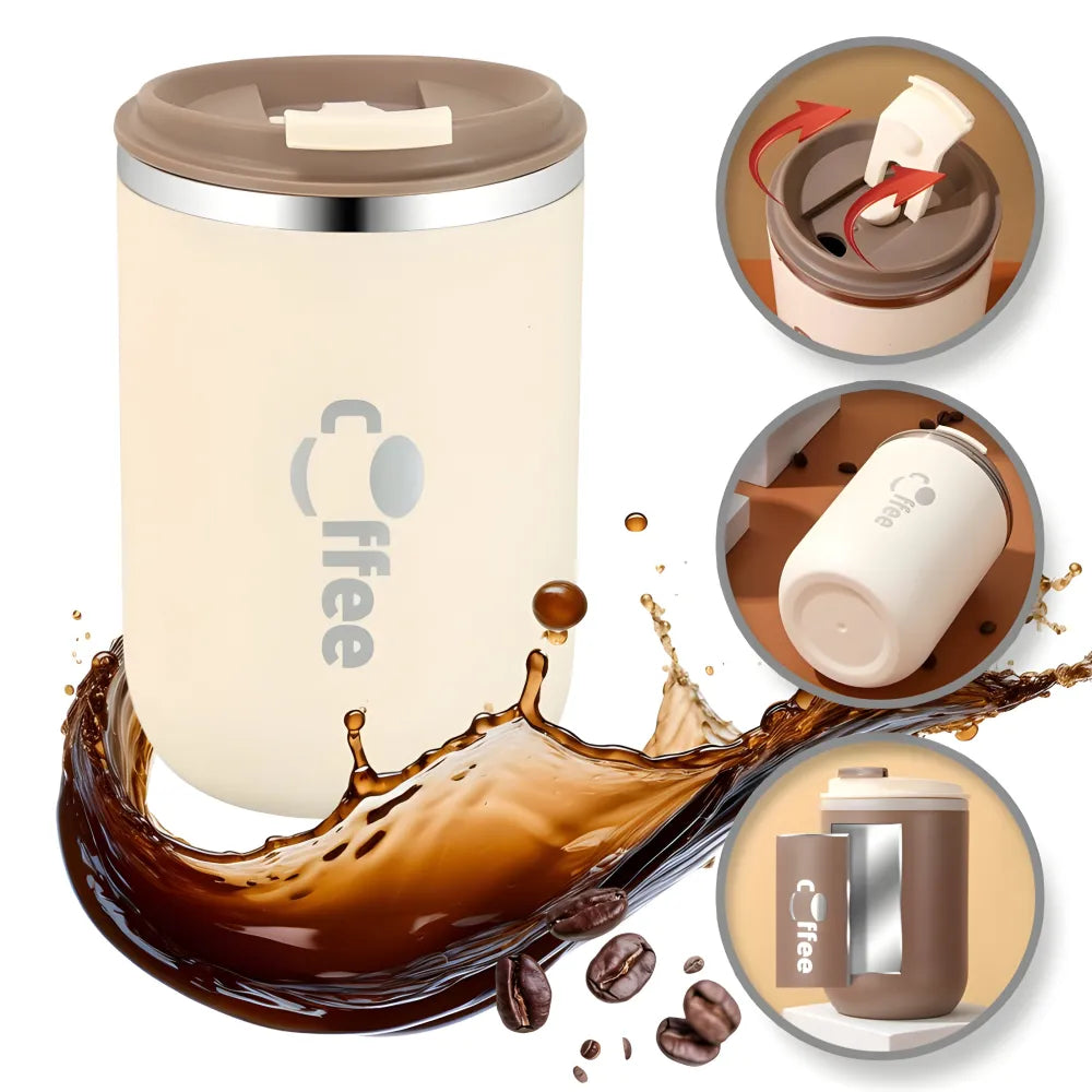 Isolierter Kaffeebecher Thermobecher Becher To-Go 500 ml - WS-Trend.de