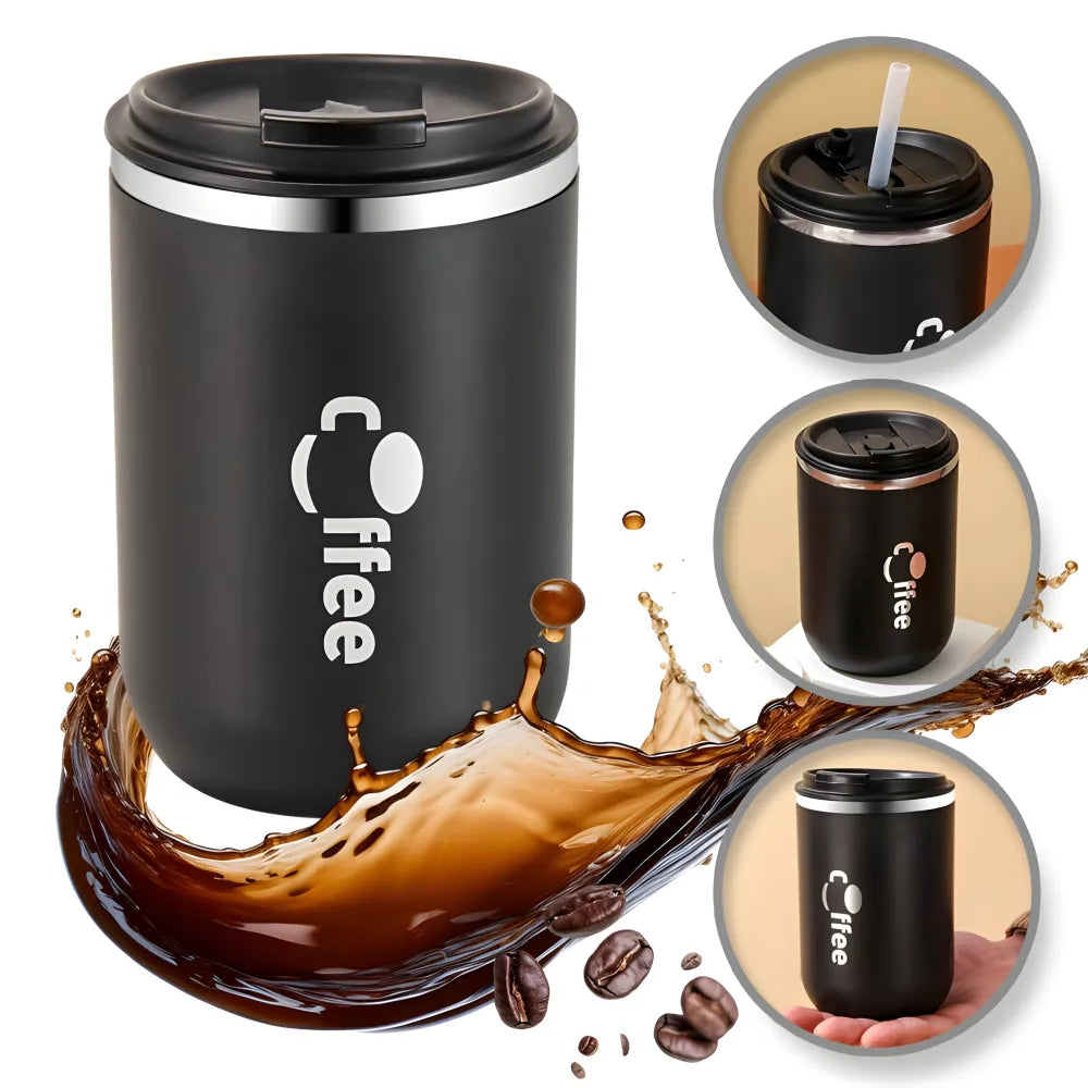 Isolierter Kaffeebecher Thermobecher Becher To-Go 500 ml - WS-Trend.de