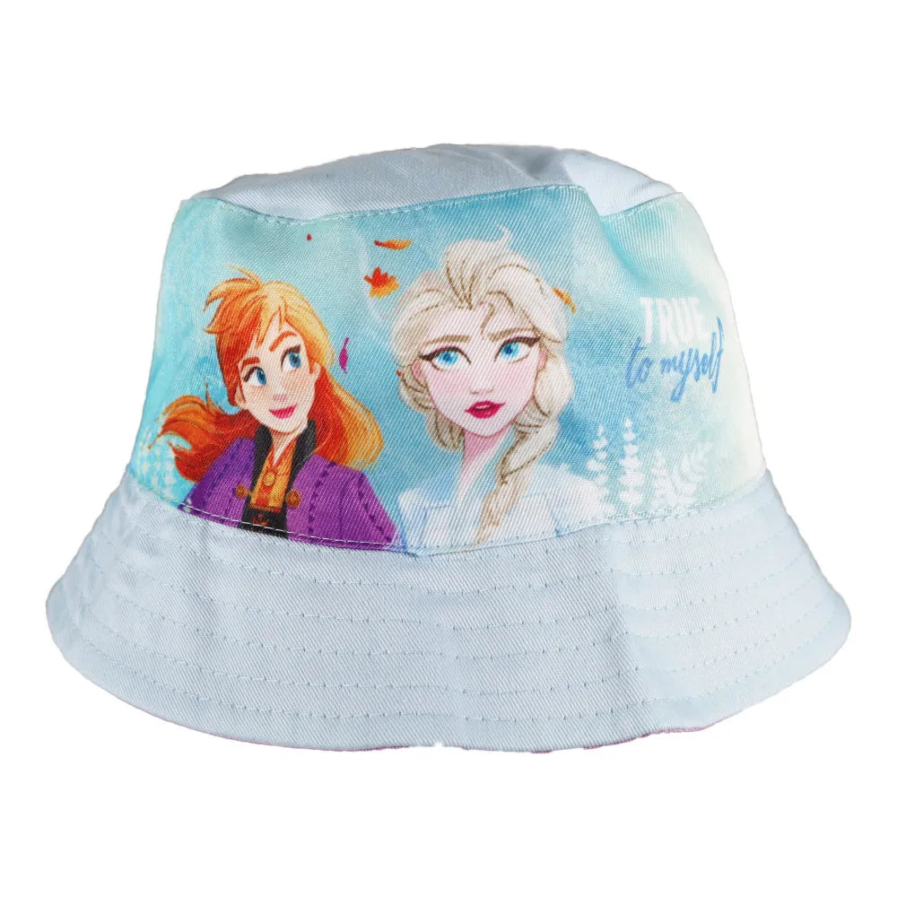 Disney Die Eiskönigin Anna Elsa Olaf Kinder Fischermütze Fischerhut - WS-Trend.de Hut Sommerhut Gr. 52-54