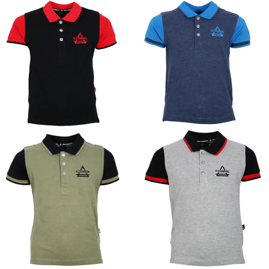 Eleven Paris Jungen Polo T-Shirt Kurzarm Shirt - WS-Trend.de 104 - 164 Baumwolle