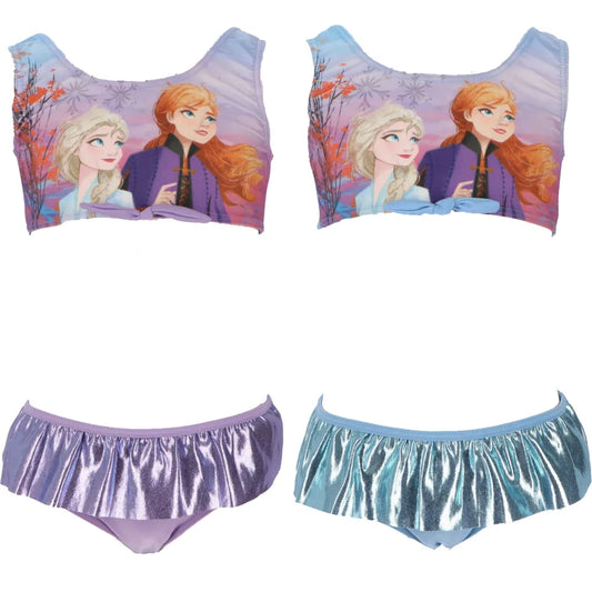 Disney Die Eiskönigin Elsa Anna Kinder Mädchen Badeanzug Bikini - WS-Trend.de Bademode 98-128