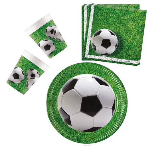 Fußball Kinder Partyset Deko Set 36tlg. - WS-Trend.de Geburtstag 36tlg.Partyset Kinderparty Geburtstagsparty