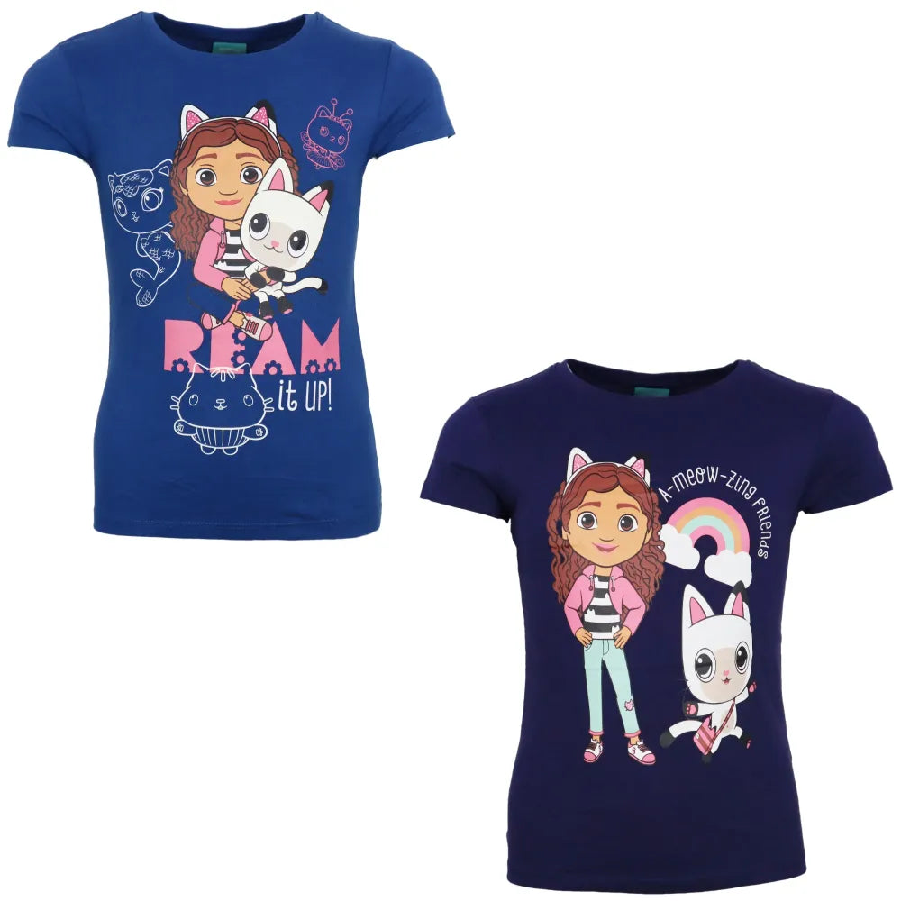 Gabbys Dollhouse Mädchen Kinder T-Shirt Shirt - WS-Trend.de Netflix 100% Baumwolle Gr. 92-128