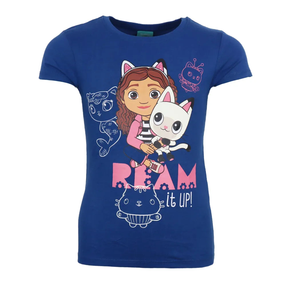 Gabbys Dollhouse Mädchen Kinder T-Shirt Shirt - WS-Trend.de Netflix 100% Baumwolle Gr. 92-128