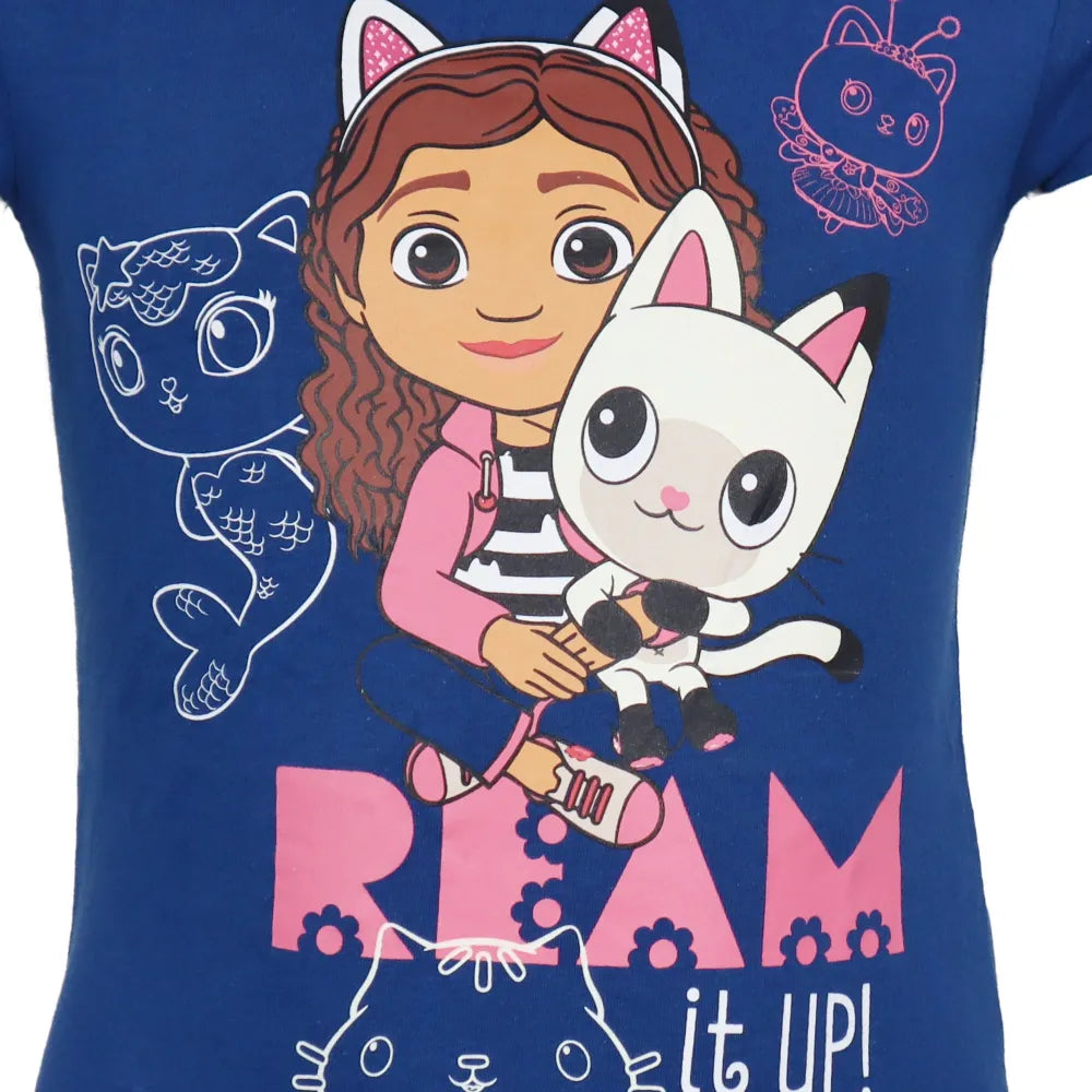 Gabbys Dollhouse Mädchen Kinder T-Shirt Shirt - WS-Trend.de Netflix 100% Baumwolle Gr. 92-128