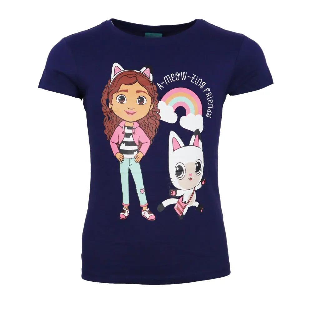 Gabbys Dollhouse Mädchen Kinder T-Shirt Shirt - WS-Trend.de Netflix 100% Baumwolle Gr. 92-128