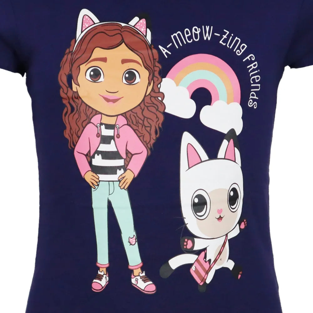 Gabbys Dollhouse Mädchen Kinder T-Shirt Shirt - WS-Trend.de Netflix 100% Baumwolle Gr. 92-128