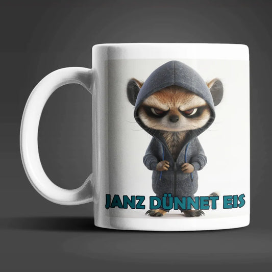 Erdmännchen Janz Dünnet Eis Keramik Kaffeetasse Teetasse Tasse Geschenke - WS-Trend.de