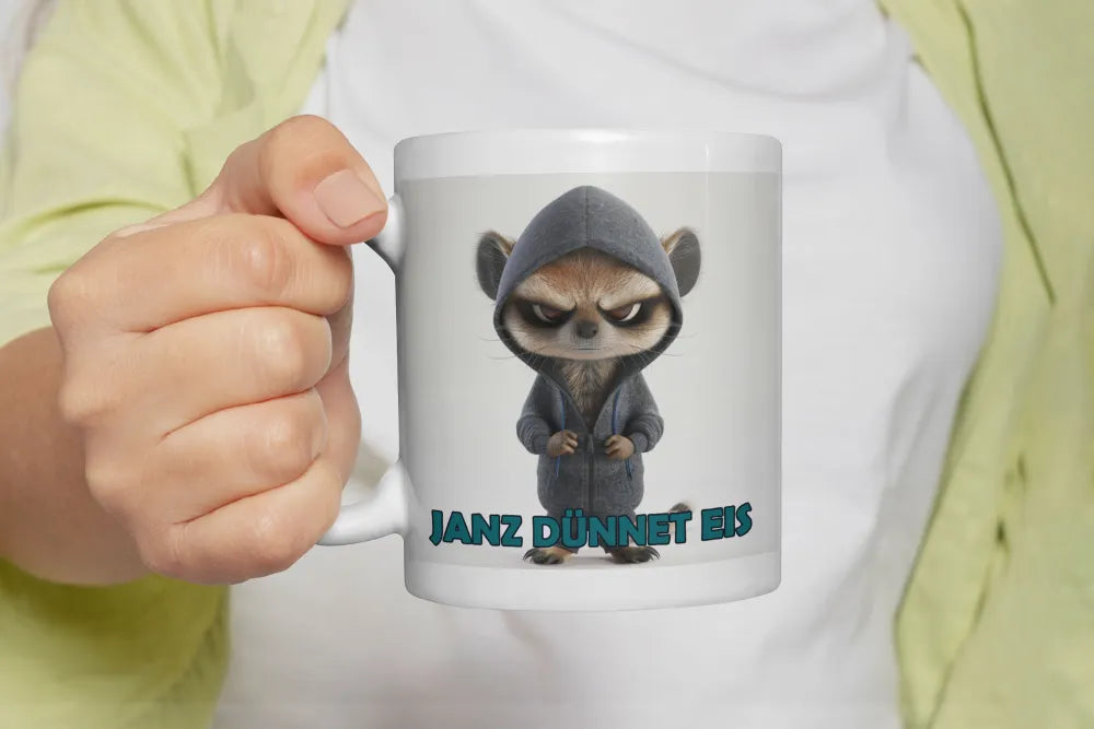 Erdmännchen Janz Dünnet Eis Keramik Kaffeetasse Teetasse Tasse Geschenke - WS-Trend.de