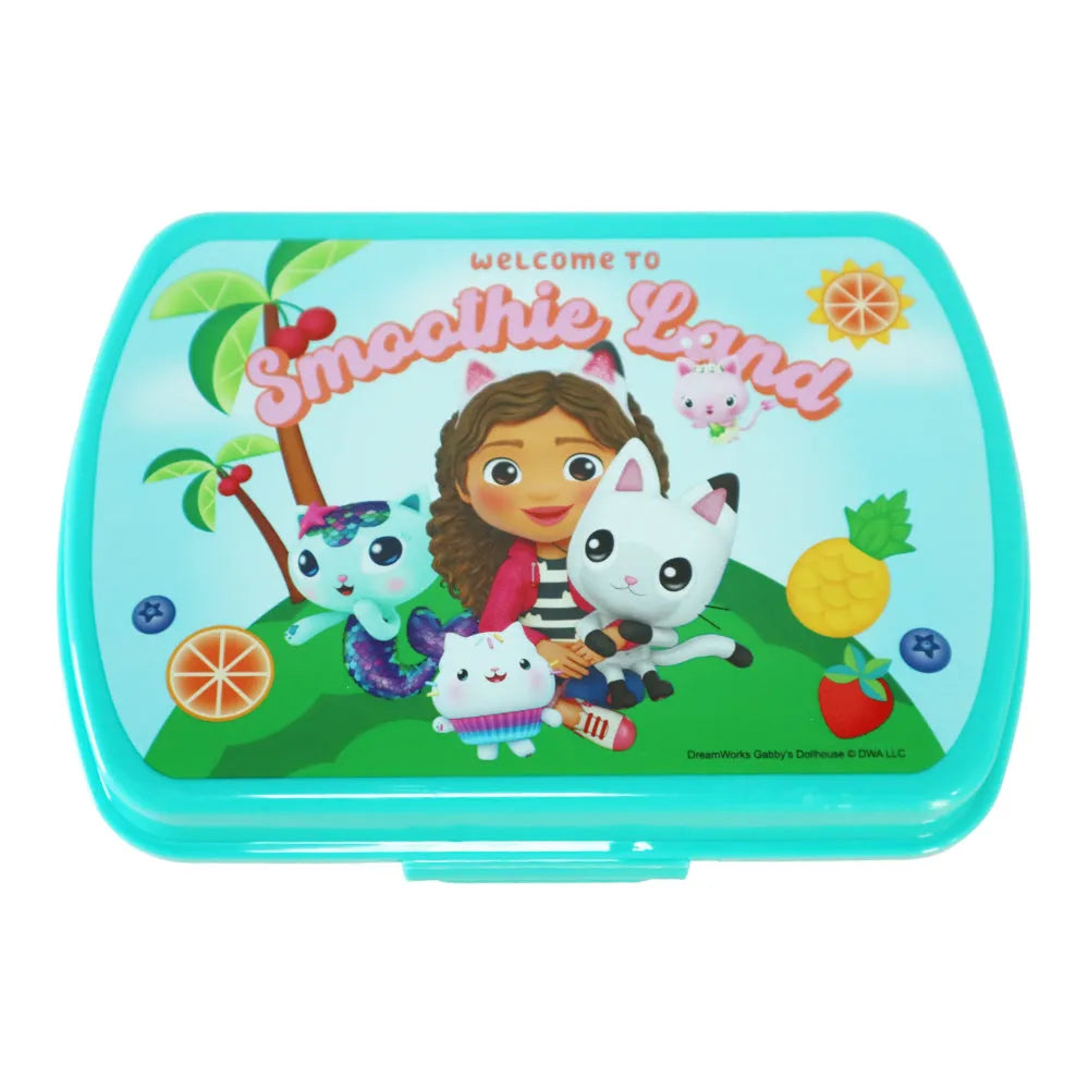 Gabbys Dollhouse Kinder Mädchen 2 tlg Lunch Set Brotdose Trinkflasche 350 ml - WS-Trend.de