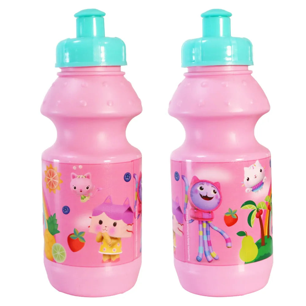 Gabbys Dollhouse Kinder Mädchen 2 tlg Lunch Set Brotdose Trinkflasche 350 ml - WS-Trend.de