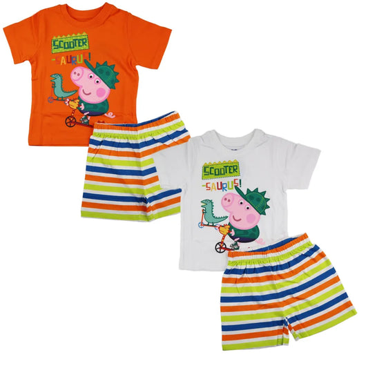 Peppa Wurz George Kinder Jungen Pyjama - WS-Trend.de Wutz Pig Schlafanzug 92-116 Shirt Shorts