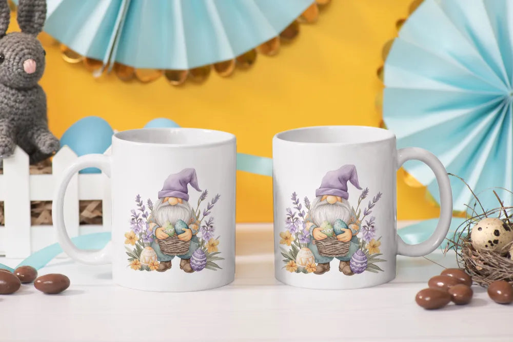 Gnom Ostern Ostereier Keramik Kaffeetasse Teetasse Tasse Geschenkidee - WS-Trend.de