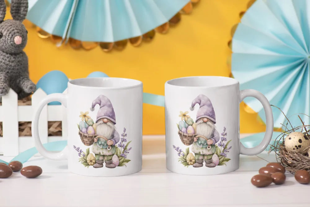 Gnom Ostern Ostereier Keramik Kaffeetasse Teetasse Tasse Geschenkidee - WS-Trend.de